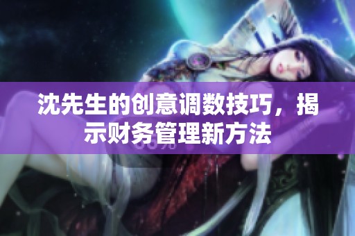 沈先生的创意调数技巧，揭示财务管理新方法