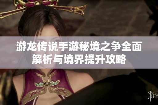 游龙传说手游秘境之争全面解析与境界提升攻略