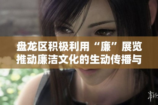 盘龙区积极利用“廉”展览推动廉洁文化的生动传播与实践