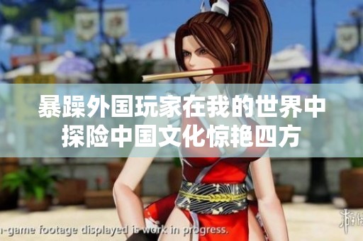 暴躁外国玩家在我的世界中探险中国文化惊艳四方