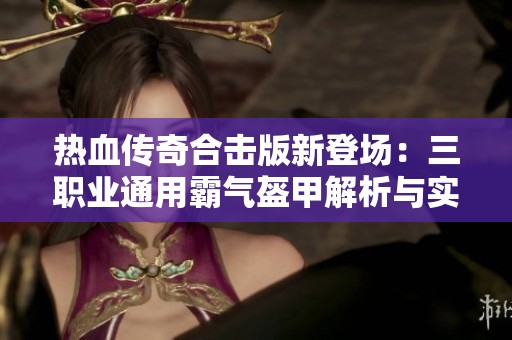 热血传奇合击版新登场：三职业通用霸气盔甲解析与实战表现