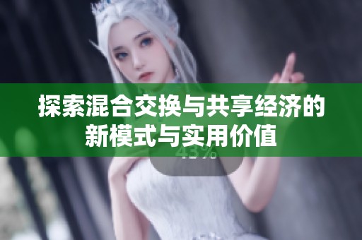 探索混合交换与共享经济的新模式与实用价值