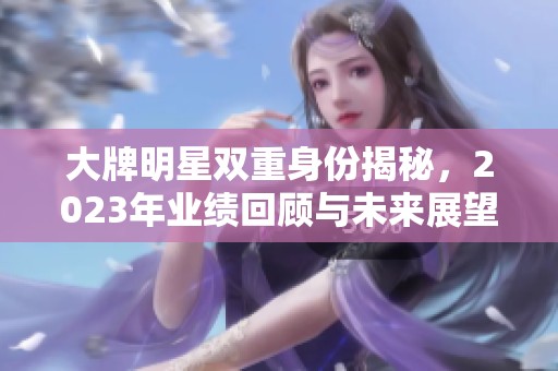 大牌明星双重身份揭秘，2023年业绩回顾与未来展望