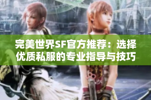 完美世界SF官方推荐：选择优质私服的专业指导与技巧