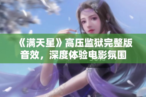 《满天星》高压监狱完整版音效，深度体验电影氛围