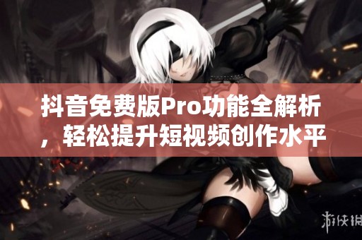 抖音免费版Pro功能全解析，轻松提升短视频创作水平