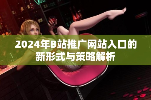 2024年B站推广网站入口的新形式与策略解析