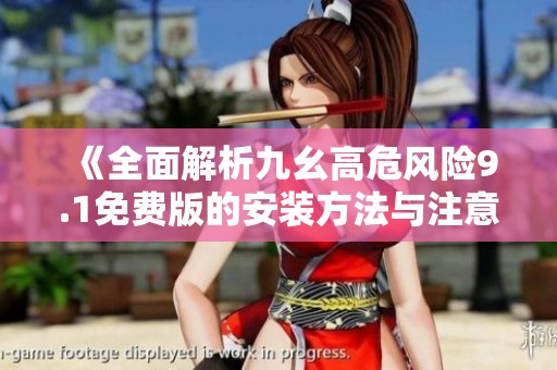 《全面解析九幺高危风险9.1免费版的安装方法与注意事项》