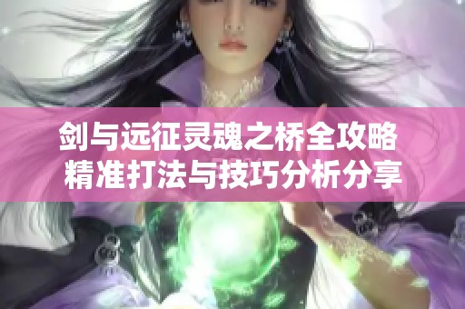 剑与远征灵魂之桥全攻略 精准打法与技巧分析分享