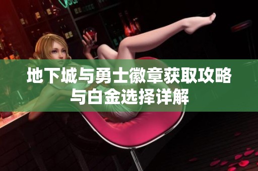 地下城与勇士徽章获取攻略与白金选择详解
