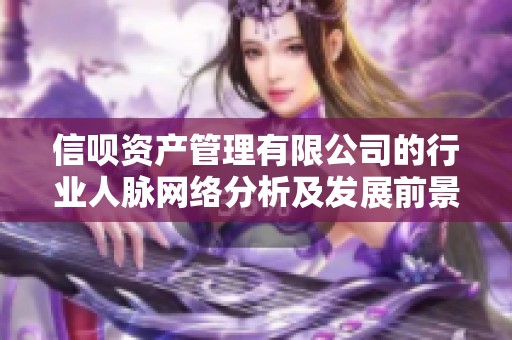 信呗资产管理有限公司的行业人脉网络分析及发展前景探讨