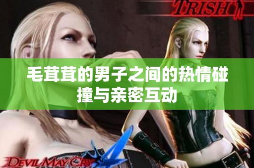 毛茸茸的男子之间的热情碰撞与亲密互动