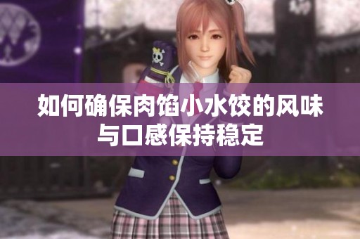 如何确保肉馅小水饺的风味与口感保持稳定