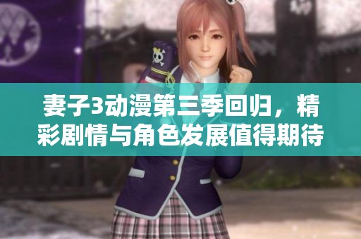 妻子3动漫第三季回归，精彩剧情与角色发展值得期待