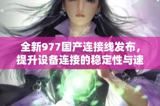 全新977国产连接线发布，提升设备连接的稳定性与速度