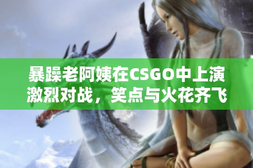 暴躁老阿姨在CSGO中上演激烈对战，笑点与火花齐飞