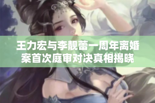 王力宏与李靓蕾一周年离婚案首次庭审对决真相揭晓