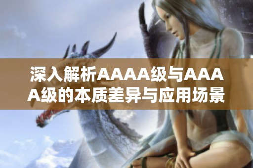 深入解析AAAA级与AAAA级的本质差异与应用场景