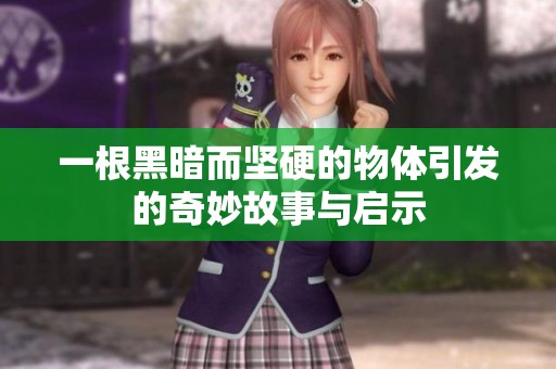 一根黑暗而坚硬的物体引发的奇妙故事与启示