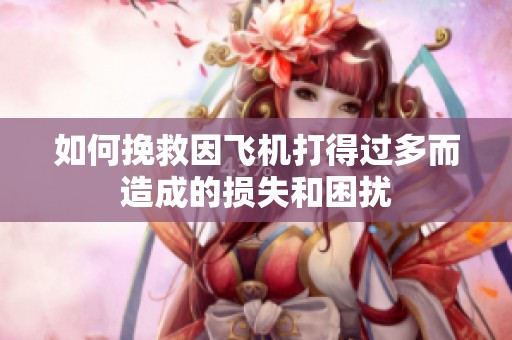 如何挽救因飞机打得过多而造成的损失和困扰