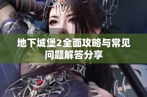 地下城堡2全面攻略与常见问题解答分享
