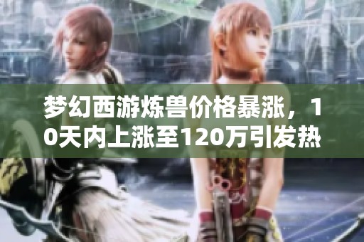 梦幻西游炼兽价格暴涨，10天内上涨至120万引发热议