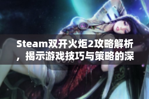 Steam双开火炬2攻略解析，揭示游戏技巧与策略的深度挑战