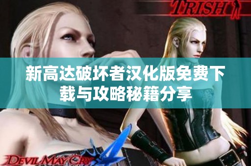 新高达破坏者汉化版免费下载与攻略秘籍分享