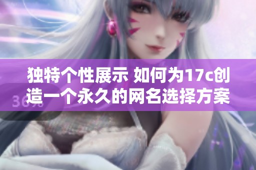 独特个性展示 如何为17c创造一个永久的网名选择方案