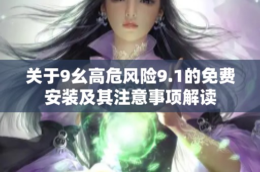 关于9幺高危风险9.1的免费安装及其注意事项解读