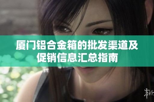 厦门铝合金箱的批发渠道及促销信息汇总指南