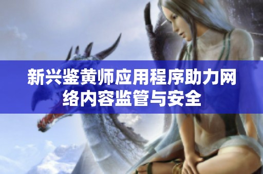 新兴鉴黄师应用程序助力网络内容监管与安全