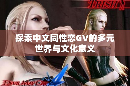 探索中文同性恋GV的多元世界与文化意义