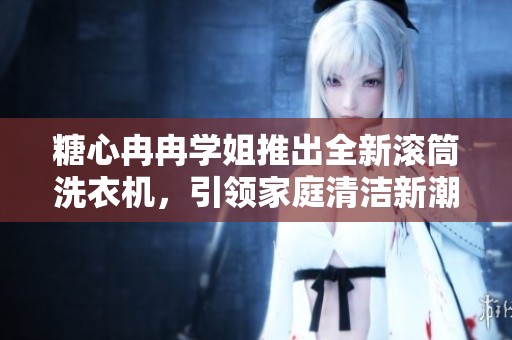 糖心冉冉学姐推出全新滚筒洗衣机，引领家庭清洁新潮流