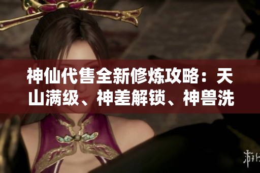 神仙代售全新修炼攻略：天山满级、神差解锁、神兽洗练技巧揭秘