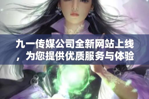 九一传媒公司全新网站上线，为您提供优质服务与体验