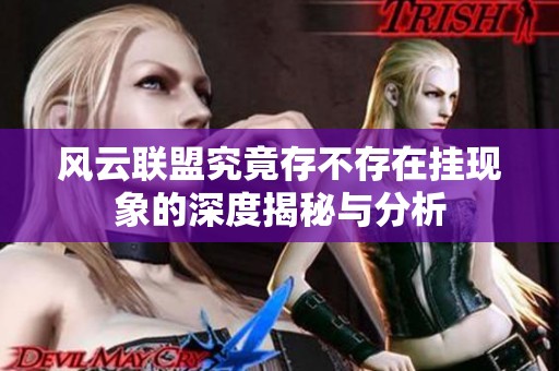 风云联盟究竟存不存在挂现象的深度揭秘与分析