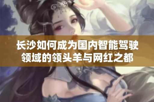 长沙如何成为国内智能驾驶领域的领头羊与网红之都