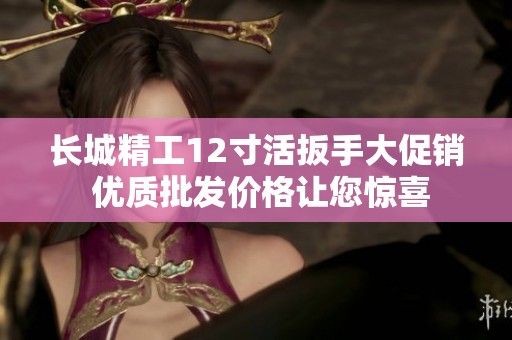 长城精工12寸活扳手大促销 优质批发价格让您惊喜