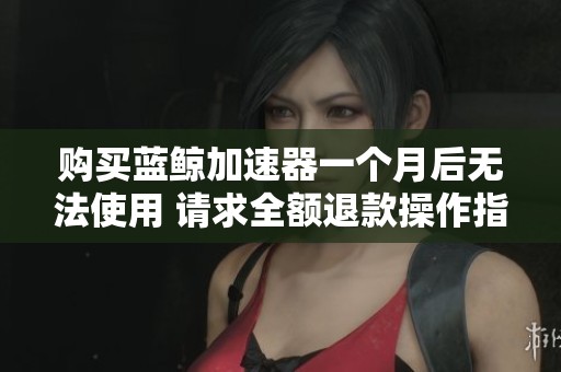 购买蓝鲸加速器一个月后无法使用 请求全额退款操作指南