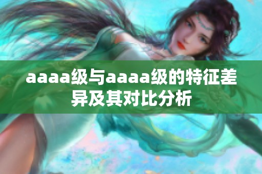 aaaa级与aaaa级的特征差异及其对比分析
