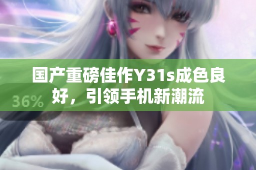 国产重磅佳作Y31s成色良好，引领手机新潮流
