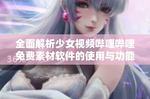 全面解析少女视频哔哩哔哩免费素材软件的使用与功能