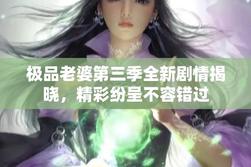 极品老婆第三季全新剧情揭晓，精彩纷呈不容错过