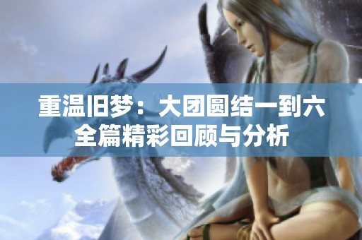 重温旧梦：大团圆结一到六全篇精彩回顾与分析