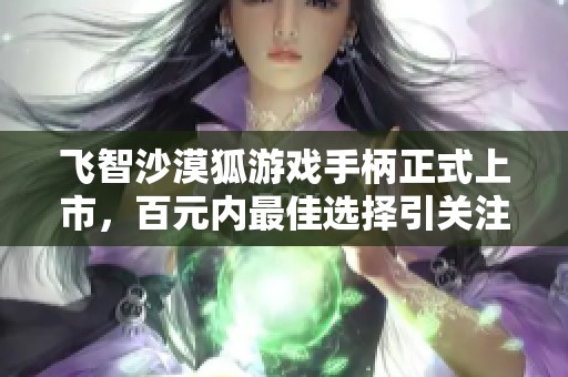飞智沙漠狐游戏手柄正式上市，百元内最佳选择引关注
