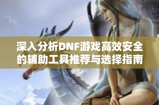 深入分析DNF游戏高效安全的辅助工具推荐与选择指南