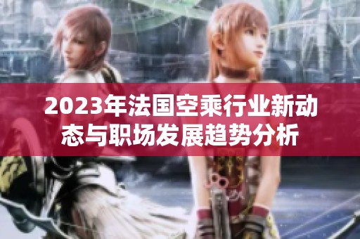 2023年法国空乘行业新动态与职场发展趋势分析